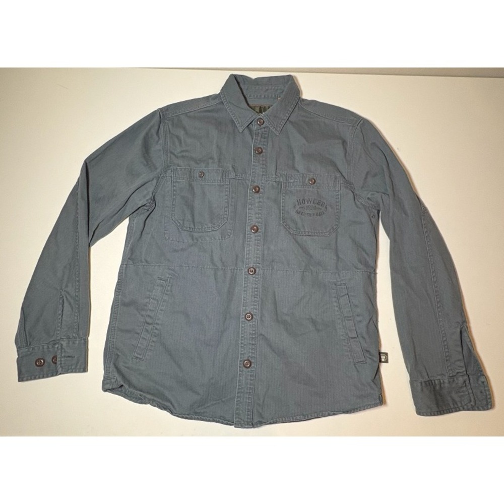Howler Bros Chore Button Down Shacket | Blue | Medium - Picture 8 of 8